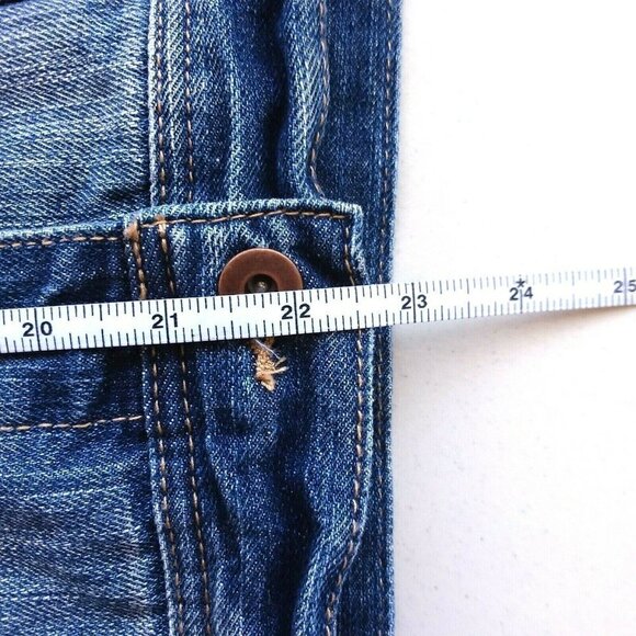 Forever 21 Distressed London Studded Denim Vest - Picture 6 of 8